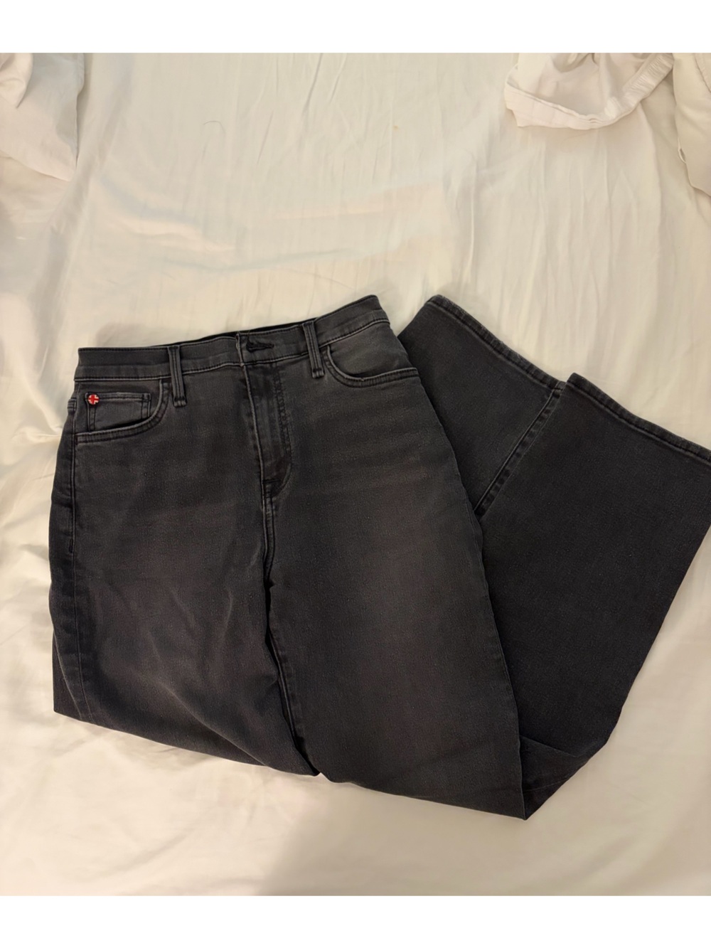Hudson Jeans Slim Straight Charcoal Black Denim